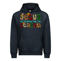 Navy jesus the reason for the season Urban Hoodie - FaDigitalArtStudio