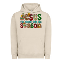 Pigment French Oak jesus the reason for the season Urban Hoodie - FaDigitalArtStudio