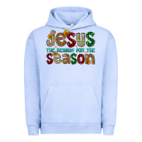 Pigment Grape Ice jesus the reason for the season Urban Hoodie - FaDigitalArtStudio