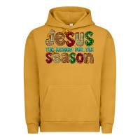 Pigment Peanut Butter jesus the reason for the season Urban Hoodie - FaDigitalArtStudio