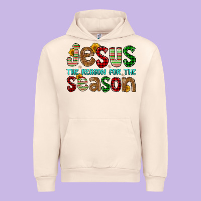 Jesus The Reason For The Season Urban Hoodie Designed By Fadigitalartstudio