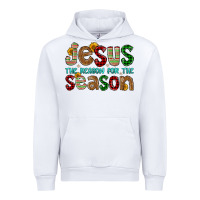 White jesus the reason for the season Urban Hoodie - FaDigitalArtStudio