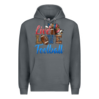 Rock live love american football Premium Hoodie - HRA Design Shop