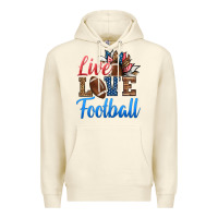 Sandshell live love american football Premium Hoodie - HRA Design Shop