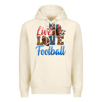 Tofu live love american football Premium Hoodie - HRA Design Shop