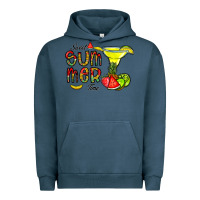 Pigment Midnight Navy sweet summer time Urban Hoodie - CowhideDigitalArt