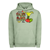 Pigment Oil Green sweet summer time Urban Hoodie - CowhideDigitalArt