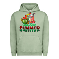 Pigment Oil Green sweet sweet summer Urban Hoodie - CowhideDigitalArt