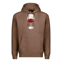 Chestnut wine glass fa element Premium Hoodie - FaDigitalArtStudio