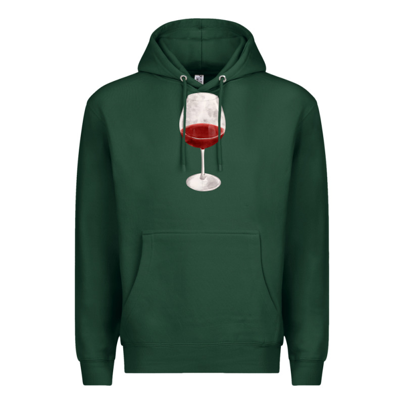 Wine Glass Fa Element Premium Hoodie by FaDigitalArtStudio | Teevron