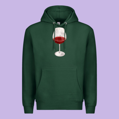 Wine Glass Fa Element Premium Hoodie Designed By Fadigitalartstudio
