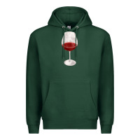 Sports Green wine glass fa element Premium Hoodie - FaDigitalArtStudio