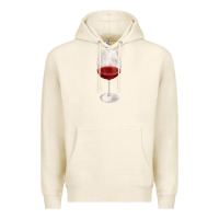 Tofu wine glass fa element Premium Hoodie - FaDigitalArtStudio