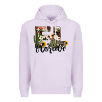 Lilac florida state cowhide serape cactus Premium Hoodie - RanaPortraitStore