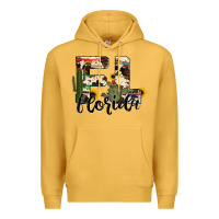 Mustard florida state cowhide serape cactus Premium Hoodie - RanaPortraitStore