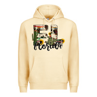 Pina Colada florida state cowhide serape cactus Premium Hoodie - RanaPortraitStore
