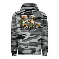 Slate Camo florida state cowhide serape cactus Premium Hoodie - RanaPortraitStore