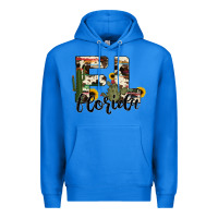 True Royal florida state cowhide serape cactus Premium Hoodie - RanaPortraitStore