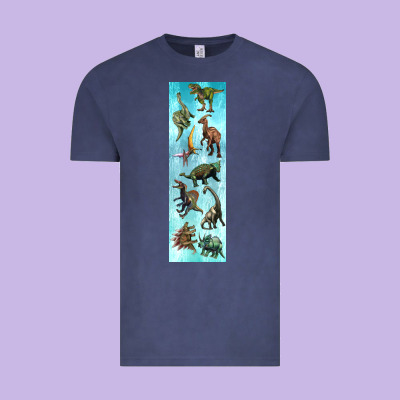 Dinosaurs Pen Wrap Vintage Tee Designed By Artiststas