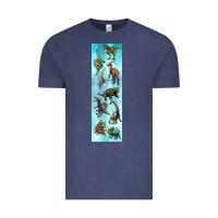 Vintage Denim dinosaurs pen wrap Vintage Tee - Artiststas