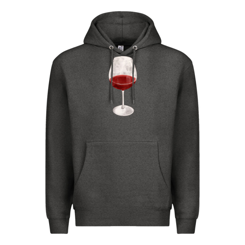 Wine Glass Fa Element Premium Hoodie by FaDigitalArtStudio | Teevron