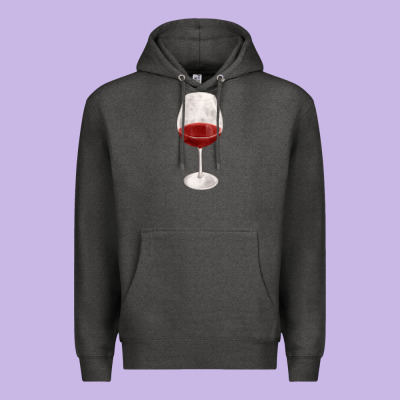 Wine Glass Fa Element Premium Hoodie Designed By Fadigitalartstudio