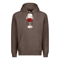 Coffee wine glass fa element Premium Hoodie - FaDigitalArtStudio