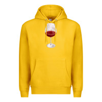 Lemon wine glass fa element Premium Hoodie - FaDigitalArtStudio
