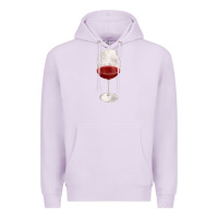 Lilac wine glass fa element Premium Hoodie - FaDigitalArtStudio