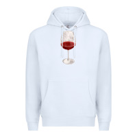 White wine glass fa element Premium Hoodie - FaDigitalArtStudio