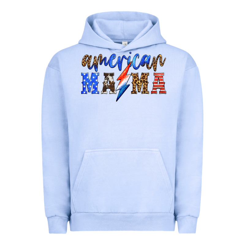 American Mama Thunderbolt Urban Hoodie by HRA Design Shop | Teevron
