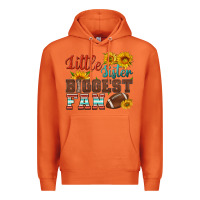 Carrot little sister biggest fan american football Premium Hoodie - HRA Design Shop