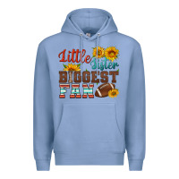 Colony Blue little sister biggest fan american football Premium Hoodie - HRA Design Shop