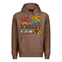Chestnut little sister biggest fan american football Premium Hoodie - HRA Design Shop