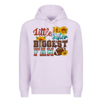 Lilac little sister biggest fan american football Premium Hoodie - HRA Design Shop