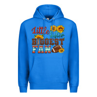 True Royal little sister biggest fan american football Premium Hoodie - HRA Design Shop