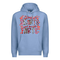 Colony Blue stealin hearts and makin farts Premium Hoodie - RacoonDesign
