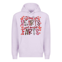Lilac stealin hearts and makin farts Premium Hoodie - RacoonDesign