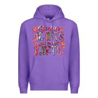 Purple stealin hearts and makin farts Premium Hoodie - RacoonDesign