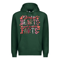 Sports Green stealin hearts and makin farts Premium Hoodie - RacoonDesign