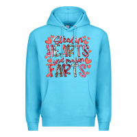 Ocean Blue stealin hearts and makin farts Premium Hoodie - RacoonDesign