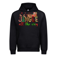Black jingle all the way Urban Hoodie - FaDigitalArtStudio
