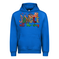 Cobalt jingle all the way Urban Hoodie - FaDigitalArtStudio