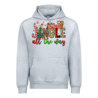 Heather Grey jingle all the way Urban Hoodie - FaDigitalArtStudio