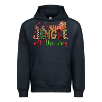 Navy jingle all the way Urban Hoodie - FaDigitalArtStudio