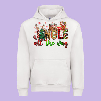 Jingle All The Way Urban Hoodie Designed By Fadigitalartstudio