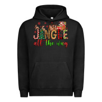 Pigment Black jingle all the way Urban Hoodie - FaDigitalArtStudio