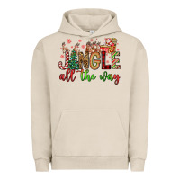 Pigment French Oak jingle all the way Urban Hoodie - FaDigitalArtStudio