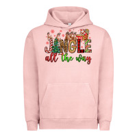 Pigment Salmon jingle all the way Urban Hoodie - FaDigitalArtStudio