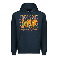 Navy taco bout 100 days of school Premium Hoodie - RacoonDesign